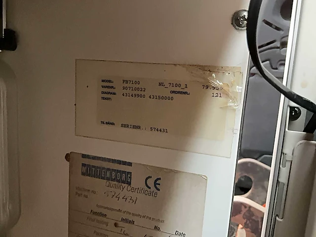 Wittenborg fb7100 koffiemachine - afbeelding 8 van  9