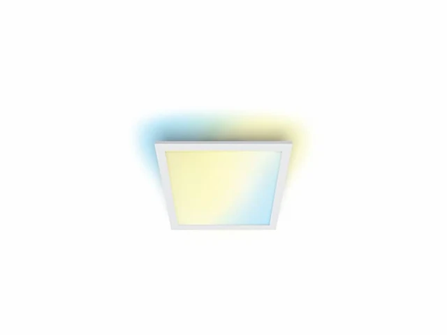 Wiz colour panel ceiling smart light square 36w app control, voor binnenhuisverlichting wit - afbeelding 1 van  3