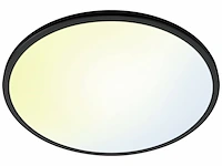 Wiz plafondlamp 43 cm warm tot koel wit licht slimme led 22w zwart - afbeelding 1 van  5
