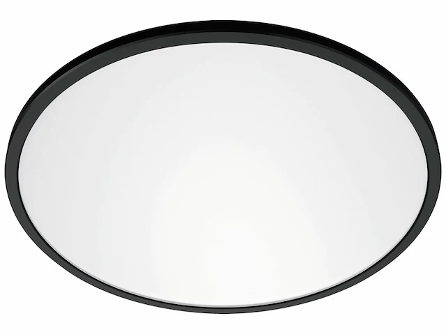 Wiz plafondlamp 43 cm warm tot koel wit licht slimme led 22w zwart - afbeelding 4 van  5