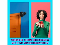 Wiz slimme buitencamera home monitoring live video stream tweerichtingsaudio directe meldingen nachtzicht - afbeelding 2 van  4