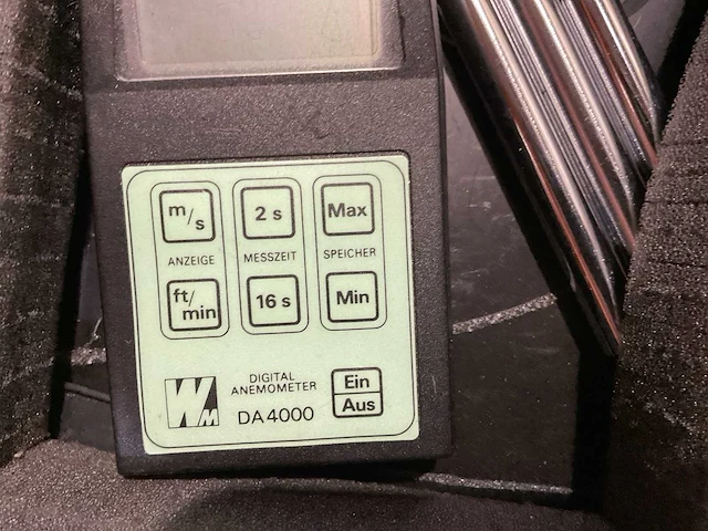 Wm da 4000 digital anemometer - afbeelding 3 van  3
