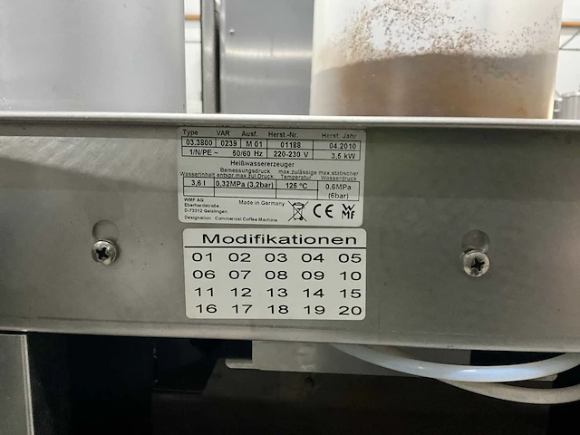 Wmf 03.3800 koffiemachine - afbeelding 8 van  8