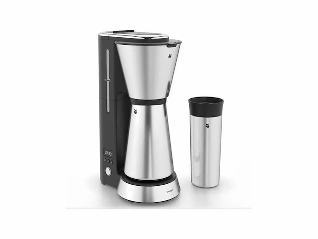 Wmf kitchenminis - koffiezetapparaat - thermoskan - zwart/rvs - afbeelding 1 van  2