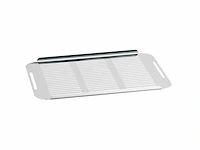 Wmf vitalis stoompan 6,5 liter met siliconen rand zilver - afbeelding 3 van  5