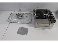Wmf vitalis stoompan 6,5 liter met siliconen rand zilver - afbeelding 5 van  5