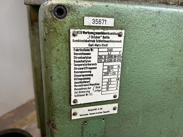 Wmw - su200x800 - cylindrical grinding machine - afbeelding 14 van  21