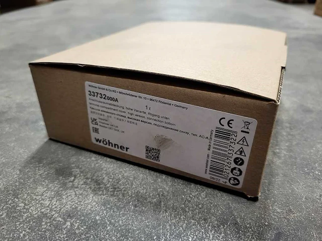 Wöhner - hoge versie - 33732000a - afdekkap bovenzijde voor kabelaansluiting (15x) - afbeelding 2 van  2