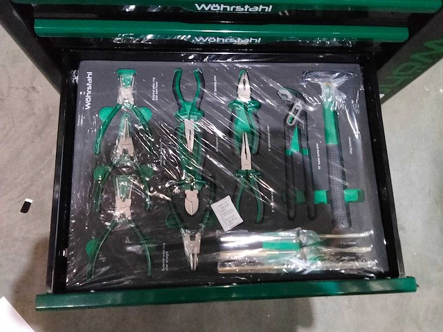 Wohrstahl - milco - gereedschapswagen 7 lades gevuld. - afbeelding 6 van  9