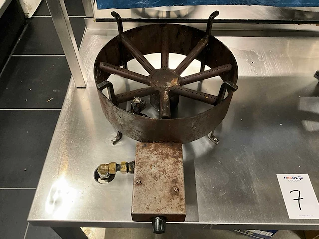Wokbrander 4x op meubel - afbeelding 6 van  11