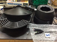 Wokpan + fondue set met vorkjes tefal getest - afbeelding 1 van  4