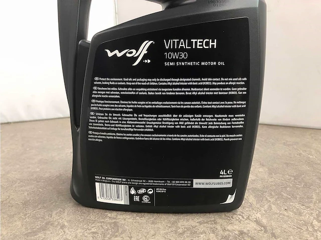 Wolf - 10w-30 - synthetische motorolie 4l (4x) - afbeelding 3 van  8