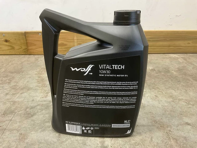 Wolf - 10w-30 - synthetische motorolie 4l (4x) - afbeelding 8 van  8