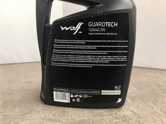 Wolf - 10w-40 - semi-synthetische motorolie 4l (4x) - afbeelding 2 van  4