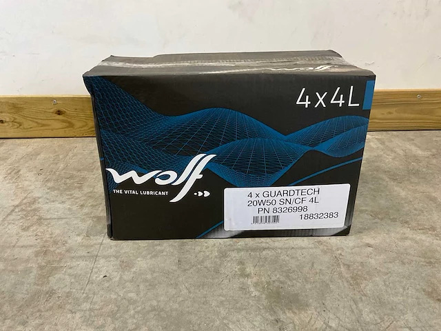 Wolf - 20w-50 sn/cf - 4 liter - minerale motorolie (4x) - afbeelding 3 van  7