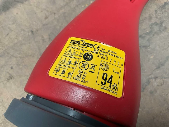 Wolf campus 250 rt gazon trimmer - afbeelding 6 van  7