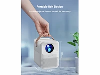 Wolfang miniprojector 4k ondersteund thuisbioscoop video projector voor smartphone,tvstick,ps5 - afbeelding 2 van  4