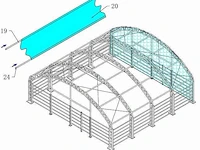 Wolverine - (10x10x4,5 meter) - dierenverblijf / shelter 10 meter - afbeelding 3 van  15