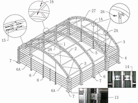 Wolverine - (10x10x4,5 meter) - dierenverblijf / shelter 10 meter - afbeelding 11 van  15