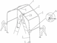 Wolverine - (15,0x5,50x5,30 meter) - garage / tent / opslag shelter 185017p - afbeelding 2 van  10