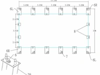 Wolverine - (15,25x10,0x5,20 meter) - garage / tent / opslag shelter 335017dp - afbeelding 6 van  9