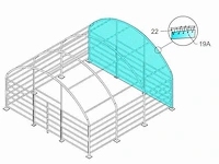 Wolverine - (6x6x3,70 meter) - dierenverblijf / shelter 6 meter - afbeelding 3 van  14