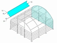 Wolverine - (6x6x3,70 meter) - dierenverblijf / shelter 6 meter - afbeelding 4 van  14