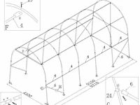 Wolverine - (9,20x4,30x4,30 meter) - garage tent / opslag shelter 143014r - afbeelding 3 van  15