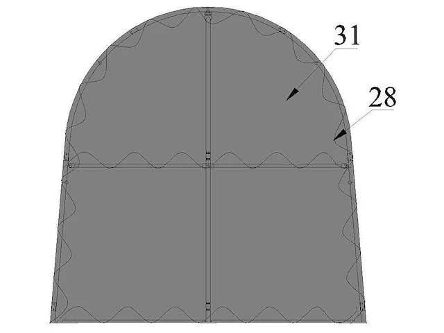 Wolverine - (9,20x4,30x4,30 meter) - garage tent / opslag shelter 143014r - afbeelding 5 van  15