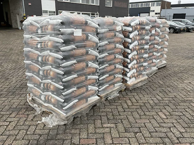Wood flare zak pellet korrels (390x) - afbeelding 4 van  9