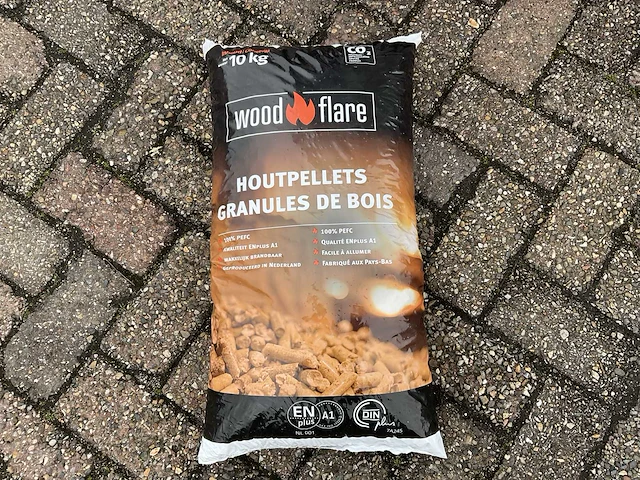 Wood flare zak pellet korrels (78x) - afbeelding 2 van  8