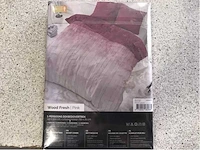 Wood fresh pink 140/200 - dekbedovertrek (12x) - afbeelding 2 van  2