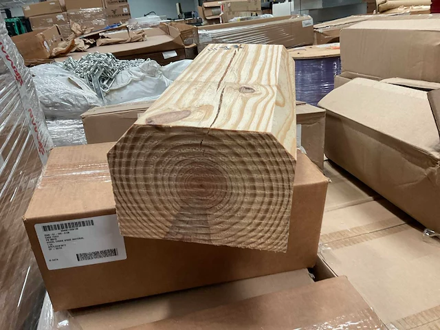 Wood wheel chock (50x) - afbeelding 2 van  4