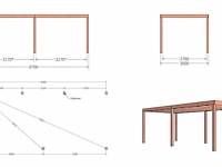 Woodacademy - ruby essential douglas - terrasoverkapping - afbeelding 2 van  2