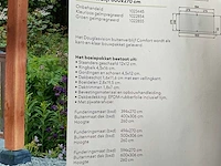 Woodvision douglas overkapping comfort 270x400x260 cm - afbeelding 5 van  11