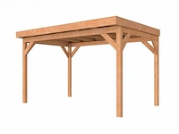 Woodvision douglas overkapping comfort 270x500x260 cm. - afbeelding 1 van  10