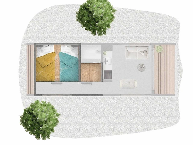 Woown lodge 34 tiny house - afbeelding 64 van  68