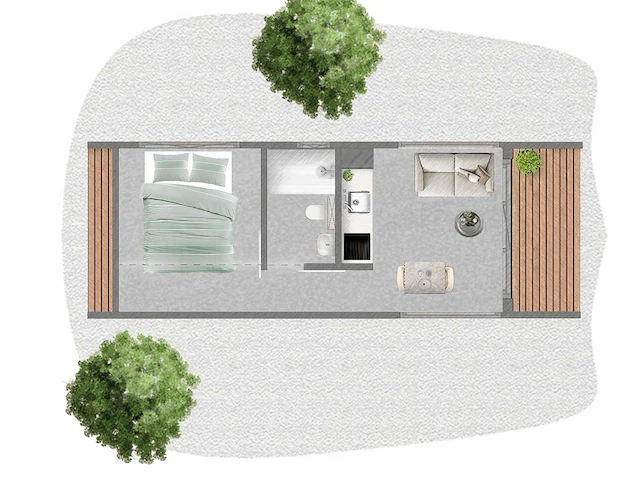 Woown lodge 34 tiny house - afbeelding 65 van  68