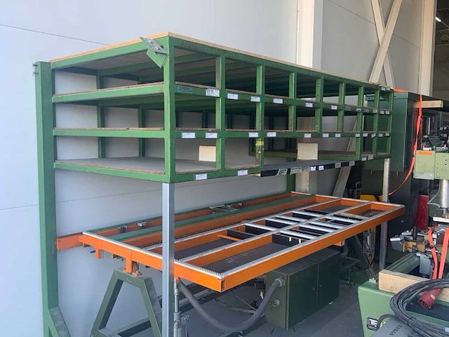 Worker kieptafel met beslagrek - afbeelding 12 van  23