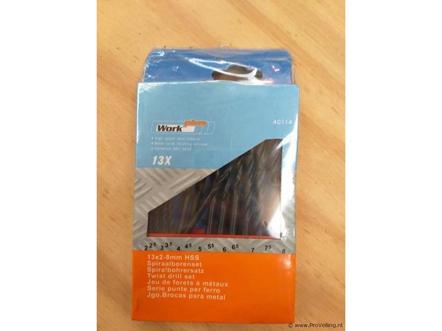 Workplus - spiraalborenset - 15 x - afbeelding 1 van  4