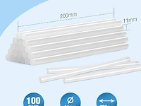Workpro hete lijmsticks 11 mm x 200 mm, 100 stuks - afbeelding 4 van  4