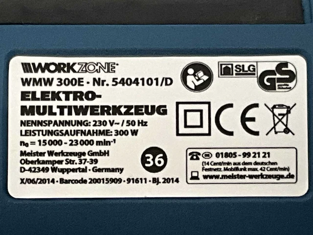 Workzone - multitool (150x) - afbeelding 5 van  14