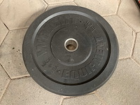Wright equipment 45lb bumper plate - afbeelding 2 van  3