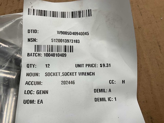 Wright socket (12x) - afbeelding 3 van  3