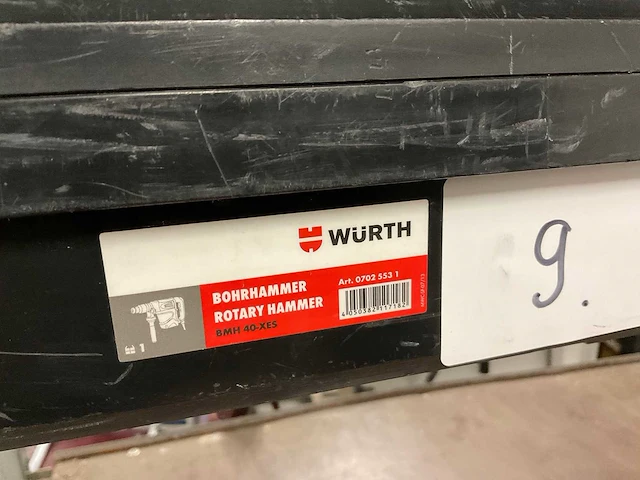 Wurth - bmh 40-xes - boor en hakhamer (1300w) - afbeelding 7 van  8