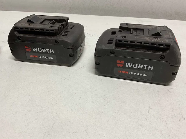 Wurth - lader en 2 accu's (18v) - afbeelding 2 van  3