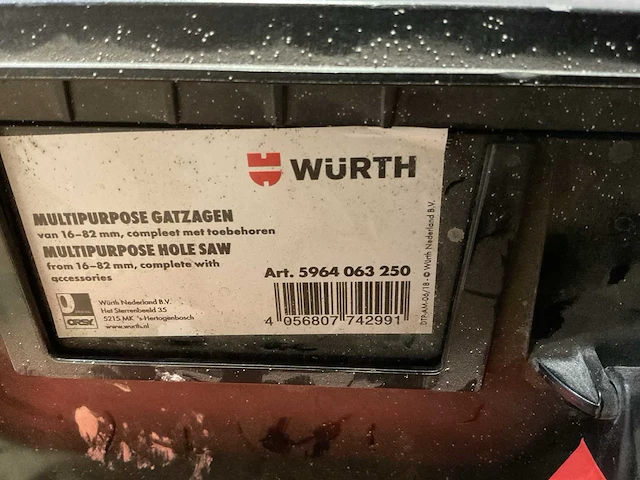 Würth 16-82 mm gatenzaag multipurpose - afbeelding 4 van  4