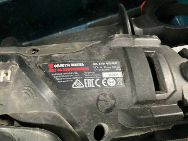 Würth haakse slijpmachine - afbeelding 3 van  5