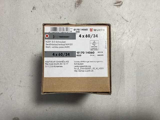 Würth torque houtschroeven (1500x) - afbeelding 3 van  4