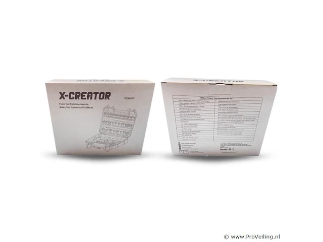 X-creator rotary tool accessoires kit xcak01h - 2 dozen á 20 stuks - afbeelding 3 van  3